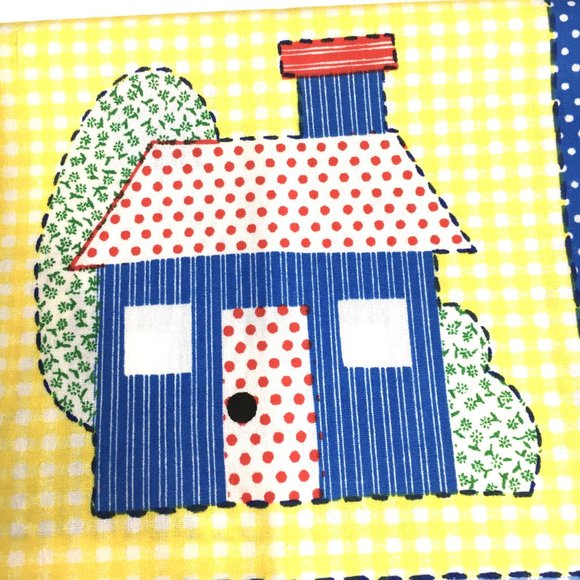 SPRING MILLS Halloween Panel of Colorful Quilting Block Prints VTG 90’s - Picture 6 of 13